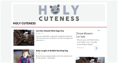 Desktop Screenshot of holycuteness.com