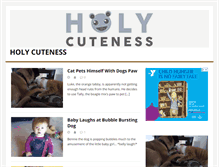 Tablet Screenshot of holycuteness.com